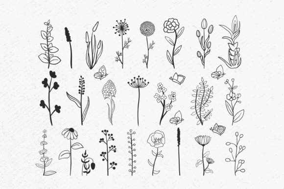 Download Wildflowers Svg, Floral Svg, Wild Flower - Premium Resources